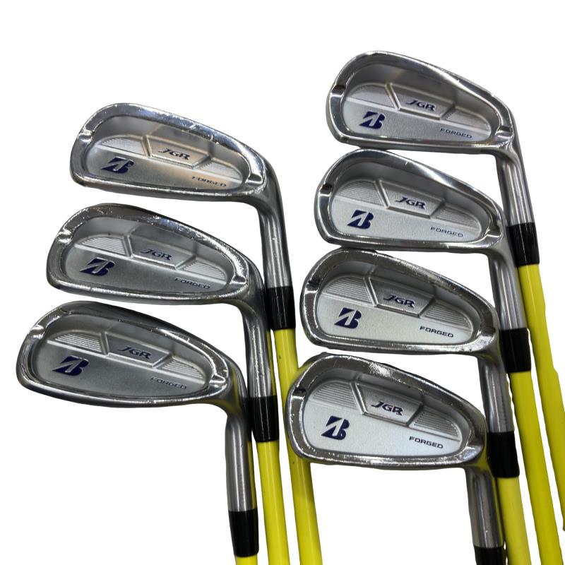【中古】 ブリヂストン BRIDGESTONE JGR FORGED 8S アイアン仕掛ける IR Tour AD J16-11I (フレックスS) メンズ 成人男性用 右利き 右用 C価値づける ゴルフ野球クラブ
