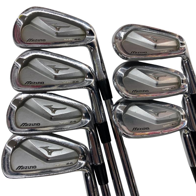 【中古】 ミズノ MP-66 8S アイアンセット IR 純正特注シャフト (フレックスR) メンズ 男性用 右利き 右用 Cランク ゴルフクラブ