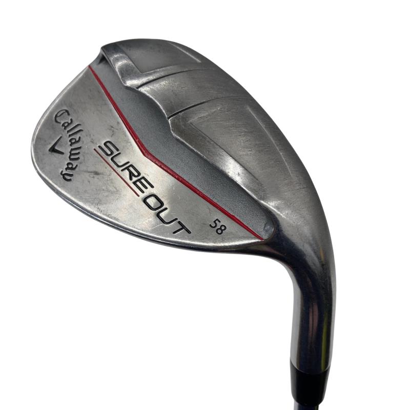 【中古】 キャロウェイ SURE OUT 58° ウェッジ WG NS PRO 950GH (フレックスS) メンズ 成人男性用 右利き 右用 C序列付ける ゴルフ野球クラブ