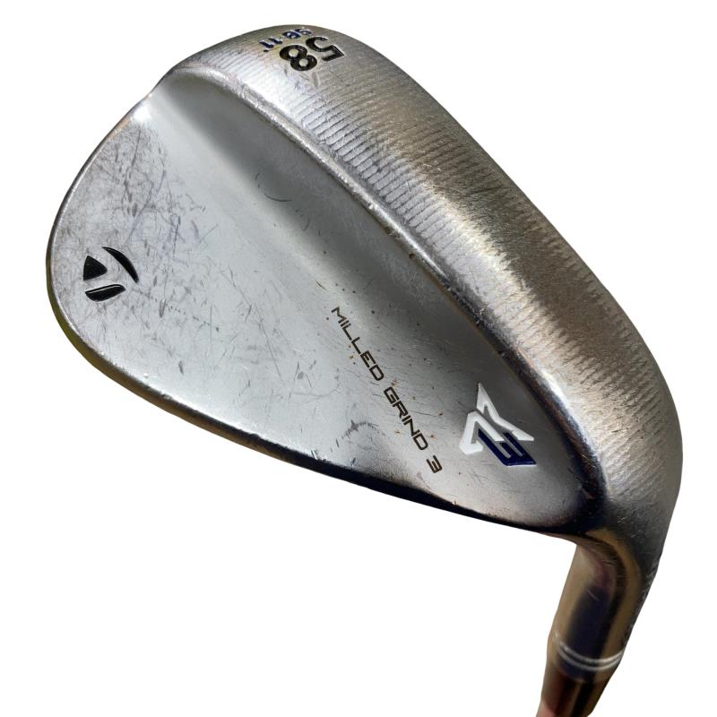 【中古】 テーラーメイド Taylor Made MILLED GRIND 3 58&deg;/11&deg; ウェッジ WG Dynamic Gold (フレックスS) メンズ 男性用 右利き 右用 Cランク ゴルフクラブ｜ゴルフパートナー 中古クラブ店