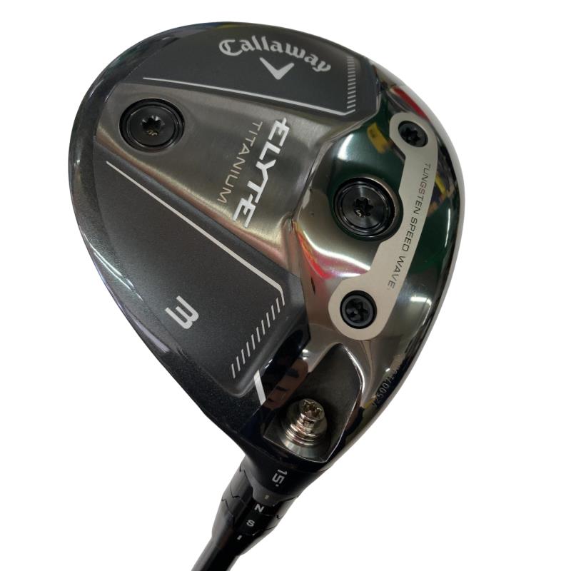 【中古】 キャロウェイ ELYTE TITANIUM 3W フェアウェイウッド FW TENSEI GREEN 60 for CW(ELYTE FW) (フレックスS) メンズ 男性用 右利き 右用 Bランク ゴルフクラブ
