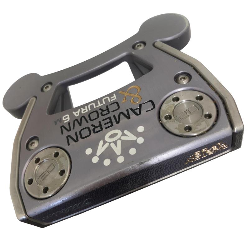 【中古】 タイトリスト SCOTTY CAMERON＆CROWN FUTURA 6M 33in パター PT スチール写真 (フレックス余分の物) メンズ 成人男性用 右利き 右用 C価値づける ゴルフ野球クラブ