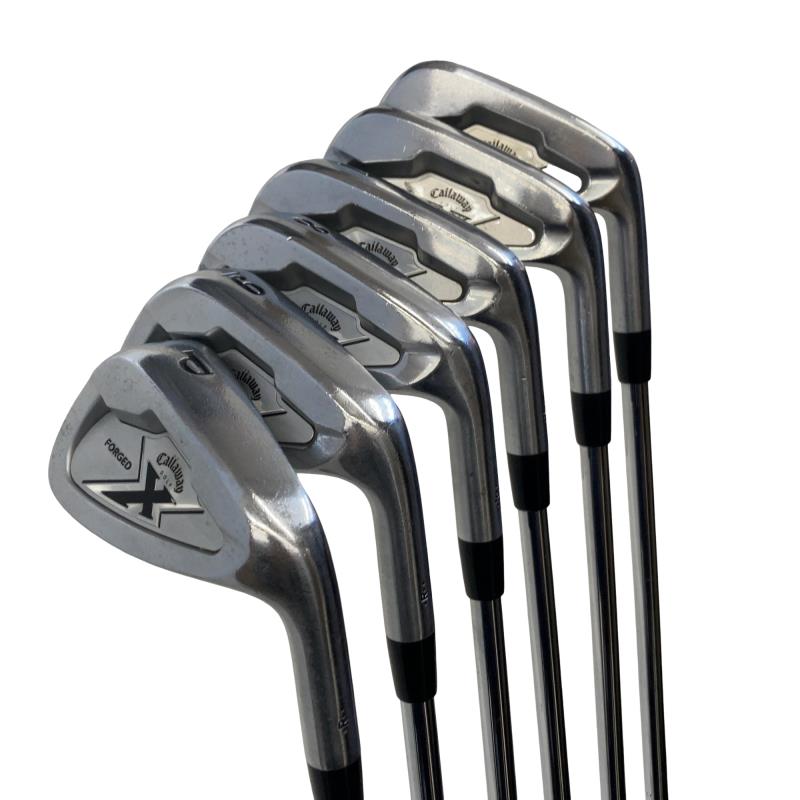 【中古】 キャロウェイ X FORGED 6S アイアン仕掛ける IR Memphis 10 DB (フレックスUNI) メンズ 成人男性用 右利き 右用 D価値づける ゴルフ野球クラブ