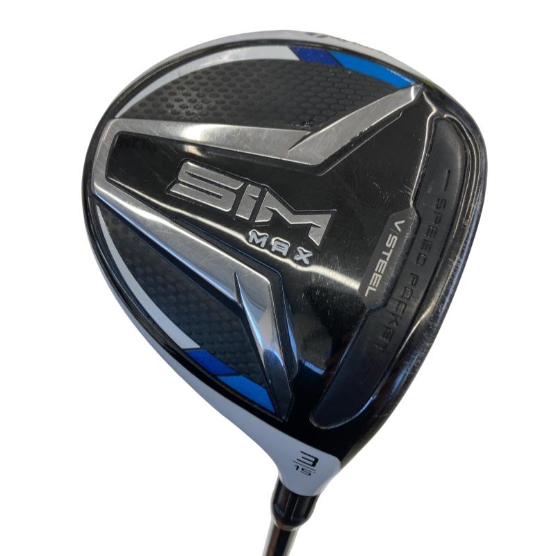 【中古】 テーラーメイド SIM MAX 3W フェアウェイウッド FW TENSEI BLUE TM50(FW) (フレックスS) メンズ 男性用 右利き 右用 Cランク ゴルフクラブ 13,190円
