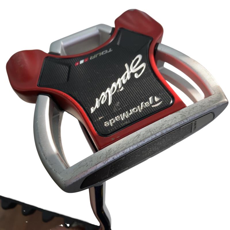 【中古】 テーラーメイド Spider Tour PLATINUM 34インチ パター PT スチール (フレックスその他) メンズ 男性用 右利き 右用 Cランク ゴルフクラブ