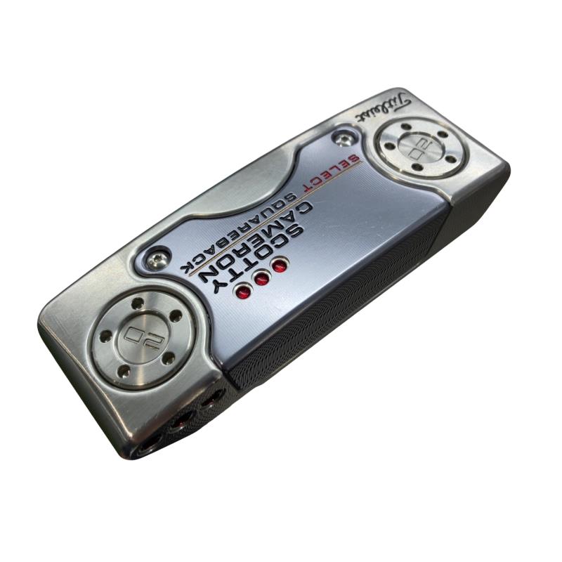 【中古】 タイトリスト SCOTTY CAMERON select SQUAREBACK(2018) 33in パター PT スチール写真 (フレックス余分の物) メンズ 成人男性用 右利き 右用 C位置づける ゴルフ野球クラブ