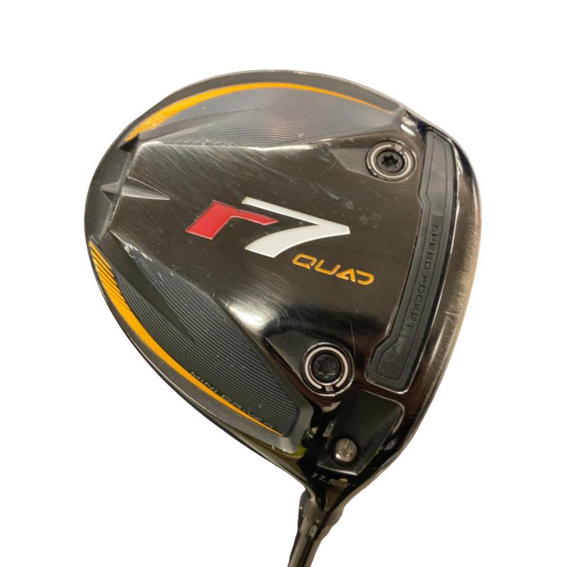 【中古】 テーラーメイド r7quad MINI DRIVER 11.5° ドライバー DR r7QMD Diamana SILVER TM55 (フレックスS) メンズ 男性用 右利き 右用 Cランク ゴルフクラブ