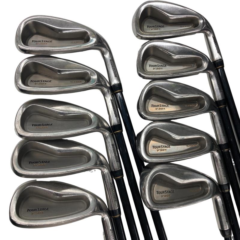 【中古】 ブリヂストン TOURSTAGE V301 10S アイアンセット IR TSI-50 (フレックスR) メンズ 男性用 右利き 右用 Cランク ゴルフクラブ