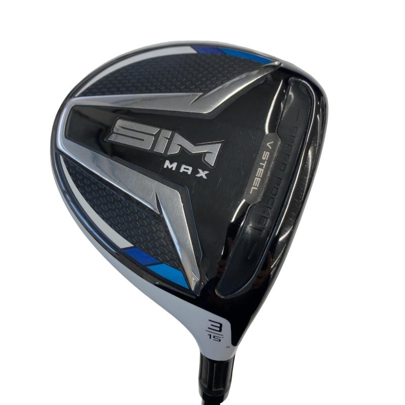 【中古】 テーラーメイド SIM MAX 3W USA フェアウェイウッド FW VENTUS BLUE 5(TM) (フレックスR) メンズ 男性用 右利き 右用 Cランク ゴルフクラブ