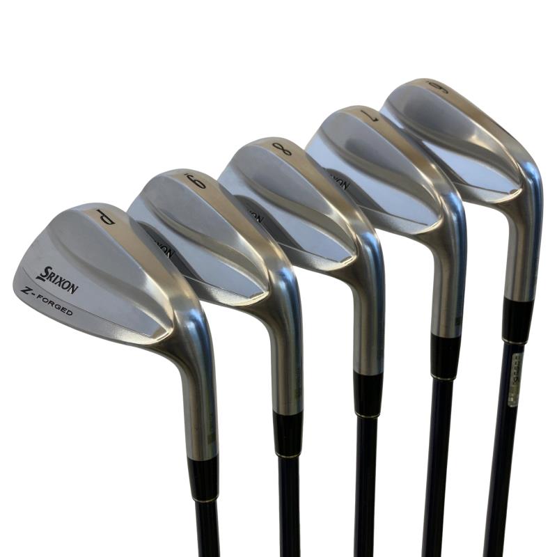 【中古】 ダンロップ SRIXON Z-FORGED 6S アイアンセット IR 純正特注シャフト (フレックスS) メンズ 男性用 右利き 右用 Cランク ゴルフクラブ