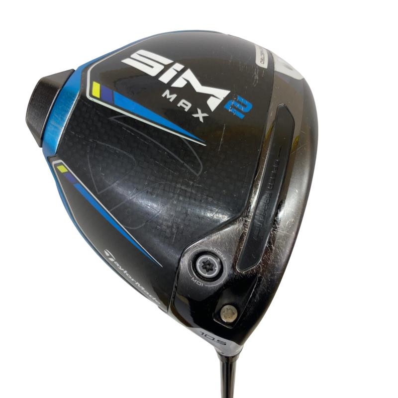 【中古】 テーラーメイド SIM2 MAX 10.5° ドライバー DR TENSEI BLUE TM50(SIM2 DR) (フレックスR) メンズ 男性用 右利き 右用 Cランク ゴルフクラブ