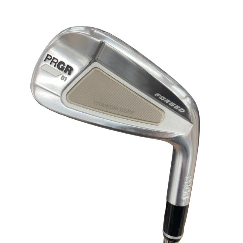 【中古】 プロギア PRGR 01(2023) #5 単品アイアン LI スペックスチールIII Ver.2 (フレックスS) メンズ 男性用 右利き 右用 Cランク ゴルフクラブ