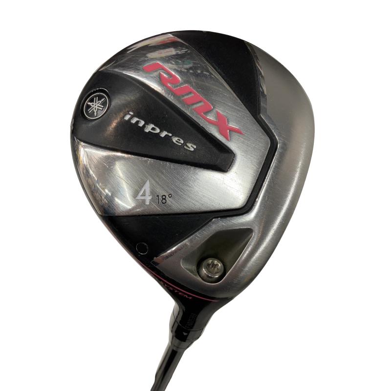 【中古】 ヤマハ inpres RMX 4W レディース フェアウェイウッド FW TMX-514FII(黒) (フレックスR) レディース 女性用 右利き 右用 Dランク ゴルフクラブ