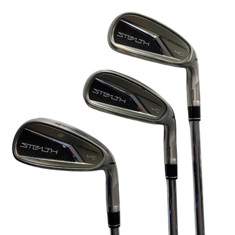 【中古】 テーラーメイド STEALTH HD(2023) 5S アイアンセット IR KBS MAX MT80 JP (フレックスS) メンズ 男性用 右利き 右用 Cランク ゴルフクラブ
