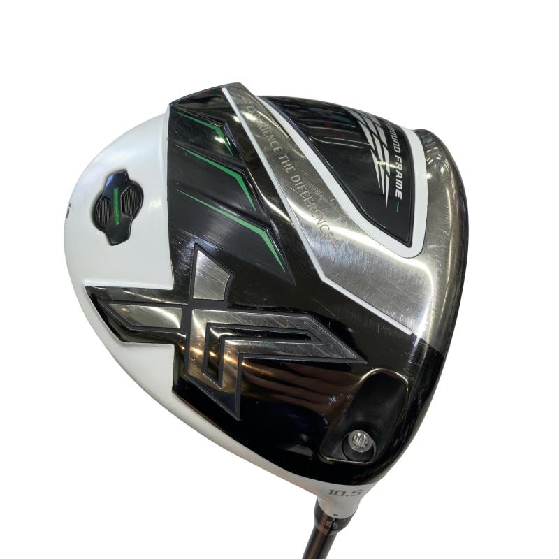 【中古】 ダンロップ XXIO(2022) eks ホワイト 10.5° ドライバー DR Miyazaki AX-2(DR) (フレックスSR) メンズ 男性用 右利き 右用 Cランク ゴルフクラブ
