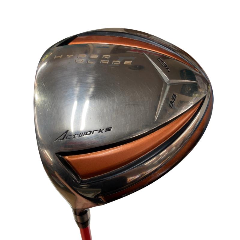 【中古】 ワークスゴルフ Actworks HYPER BLADE γ  9.5° １番ウッド DR リシャフト (フレックス余分の物) メンズ 成人男性用 右利き 右用 C序列付ける ゴルフ野球クラブ