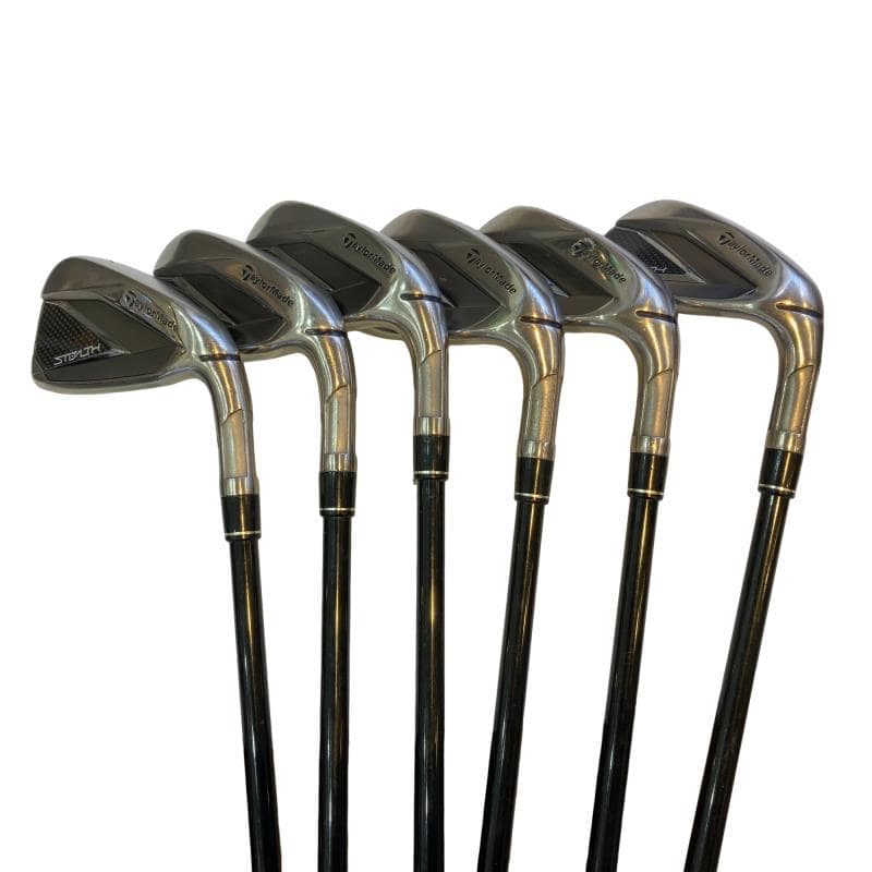 【中古】 テーラーメイド STEALTH 7S アイアンセット IR 純正特注シャフト (フレックスS) メンズ 男性用 右利き 右用 Cランク ゴルフクラブ