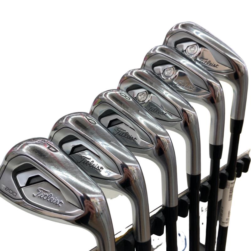 【中古】 タイトリスト Titleist T200 8S アイアン書き割り IR Titleist KURO KAGE 60 (フレックス余分の物) メンズ 成人男性用 右利き 右用 C序列付ける ゴルフ野球クラブ