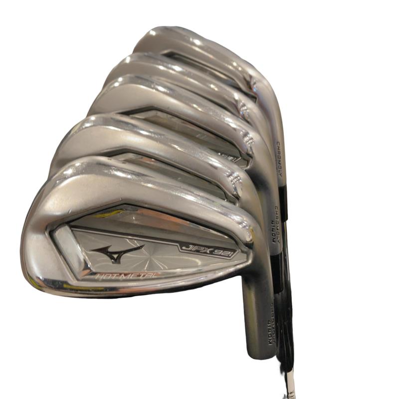 【中古】 ミズノ JPX 921 HOT METAL  5S アイアン書き割り IR 純然たる特注矢がら (フレックスS) メンズ 成人男性用 右利き 右用 C位置づける ゴルフ野球クラブ