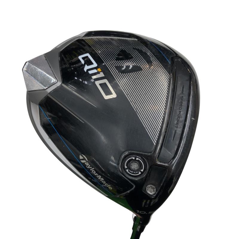 【中古】 テーラーメイド Qi10 10.5° ドライバー DR 純正特注シャフト (フレックスX) メンズ 男性用 右利き 右用 Cランク ゴルフクラブ