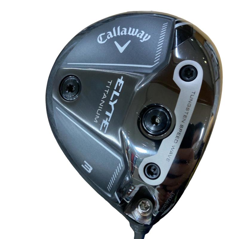 【中古】 キャロウェイ ELYTE TITANIUM 3W フェアウェイウッド FW 純然たる特注矢がら (フレックスX) メンズ 成人男性用 右利き 右用 B位置づける ゴルフ野球クラブ