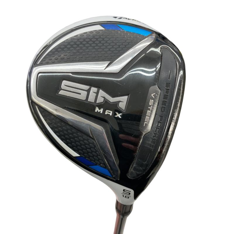 【中古】 テーラーメイド SIM MAX 5W フェアウェイウッド FW TENSEI BLUE TM50(FW) (フレックスSR) メンズ 男性用 右利き 右用 Cランク ゴルフクラブ|ゴルフパートナー 中古クラブ店