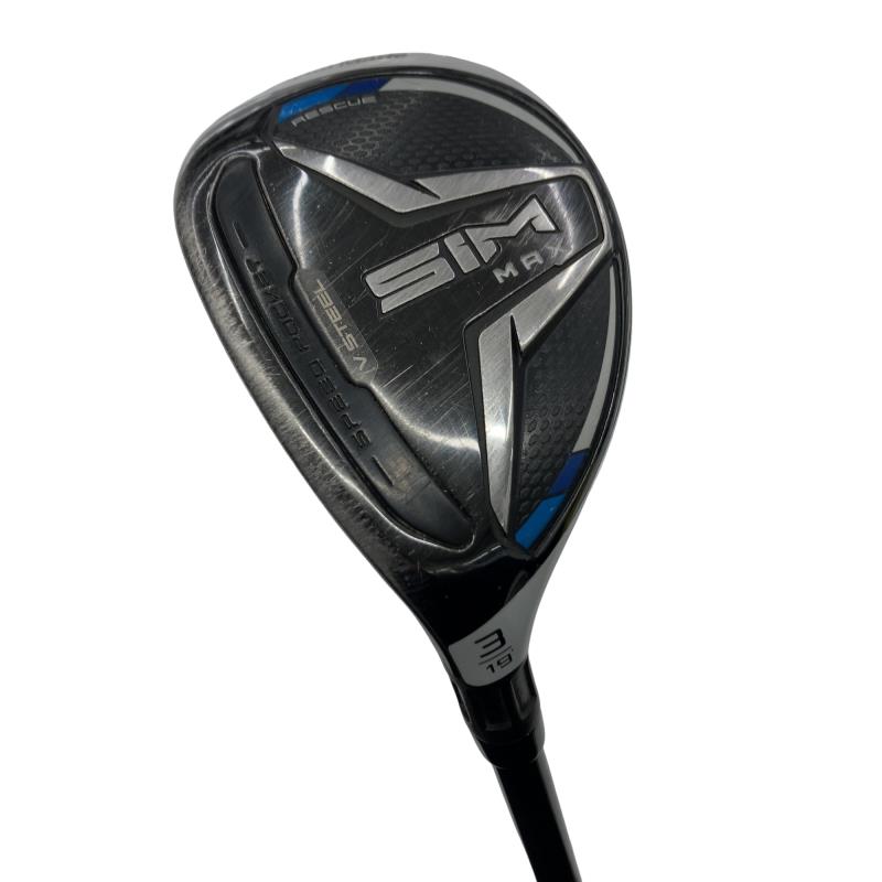 【中古】 テーラーメイド SIM MAX U3 レフティ ユーティリティ UT リシャフト (フレックスその他) メンズ 男性用 左利き レフティ 左用 Cランク ゴルフクラブ