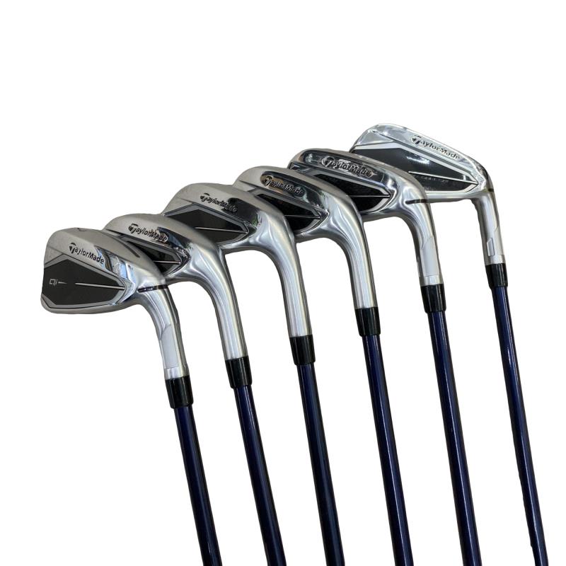 【中古】 テーラーメイド Qi 7S アイアンセット IR Diamana BLUE TM60(Qi IR) (フレックスS) メンズ 男性用 右利き 右用 Cランク ゴルフクラブ