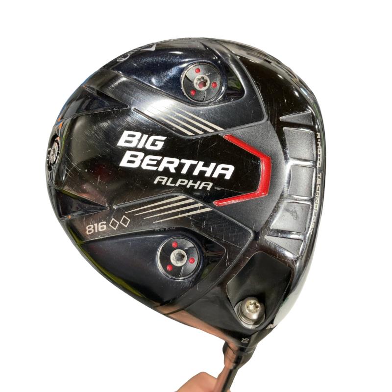 【中古】 キャロウェイ BIG BERTHA ALPHA 816◆◆ 9° ドライバー DR BIG BERTHA(2015)ドライバー (フレックスS) メンズ 男性用 右利き 右用 Cランク ゴルフクラブ