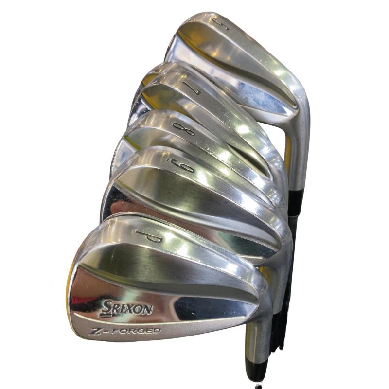 【中古】 ダンロップ SRIXON Z-FORGED 6S アイアンセット IR Dynamic Gold D.S.T (フレックスS) メンズ 男性用 右利き 右用 Cランク ゴルフクラブ