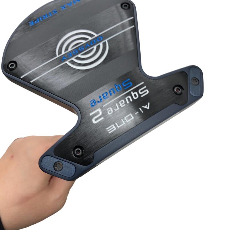 【中古】 オデッセイ Ai-ONE SQUARE 2 SQUARE MAX STRIPE 33in パター PT STROKE LAB 90 スチール写真 (フレックス余分の物) メンズ 成人男性用 右利き 右用 B価値づける ゴルフ野球クラブ