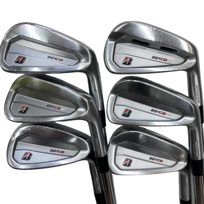 【中古】 ブリヂストン BRIDGESTONE 221CB 6S アイアンセット IR NS PRO MODUS3 TOUR120 (フレックスS) メンズ 男性用 右利き 右用 Cランク ゴルフクラブ