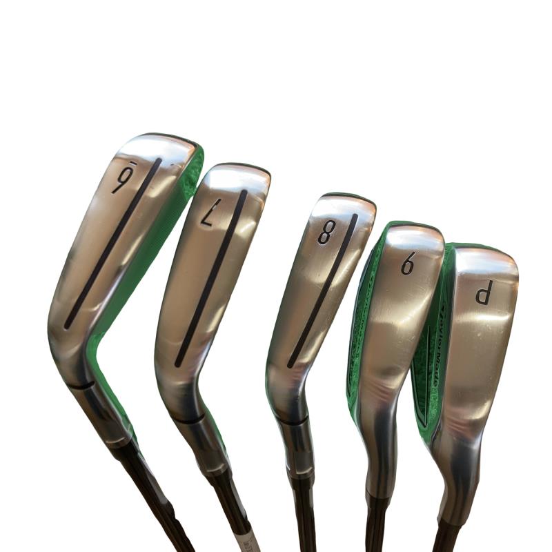 【中古】 テーラーメイド Qi 5S アイアンセット IR Diamana BLUE TM60(Qi IR) (フレックスS) メンズ 男性用 右利き 右用 Cランク ゴルフクラブ