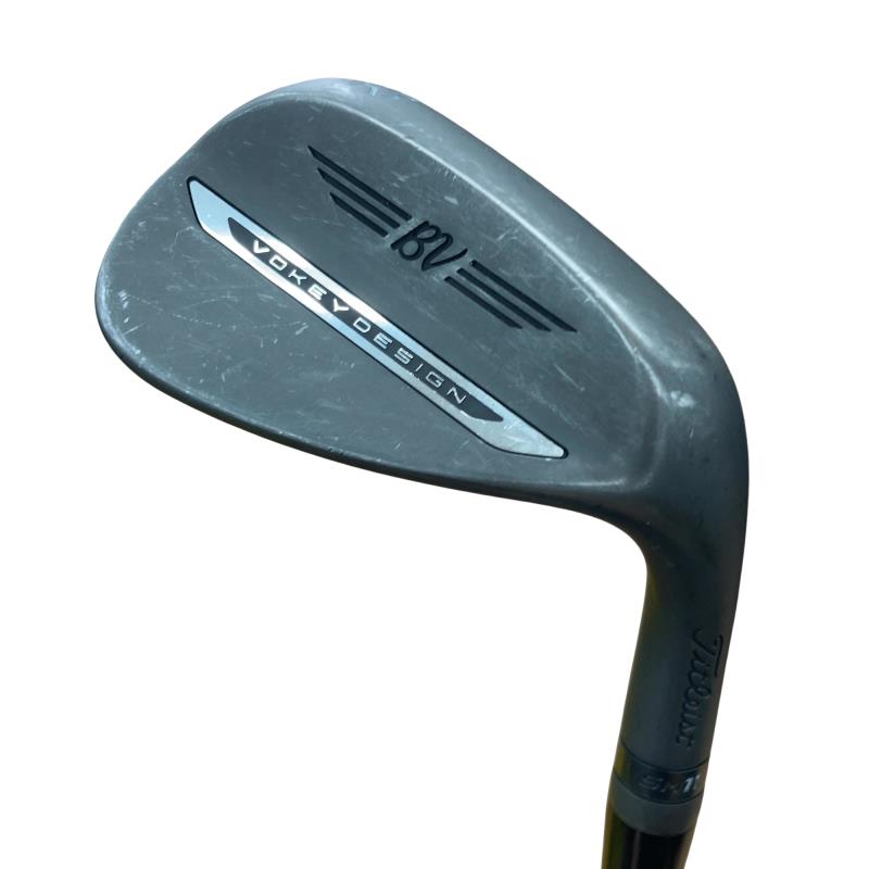 【中古】 タイトリスト VOKEY SPIN MILLED SM11 ジェットブラック 52&deg;/08&deg;F ウェッジ WG Dynamic Gold (フレックスS) メンズ 男性用 右利き 右用 Cランク ゴルフクラブ｜ゴルフパートナー 中古クラブ店