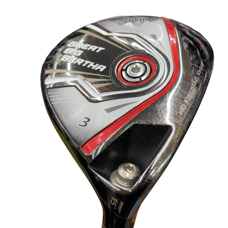 【中古】 キャロウェイ GREAT BIG BERTHA(2015) 3W フェアウェイウッド FW BIG BERTHA(2015)公明正大通い路 (フレックスR) メンズ 成人男性用 右利き 右用 D価値づける ゴルフ野球クラブ