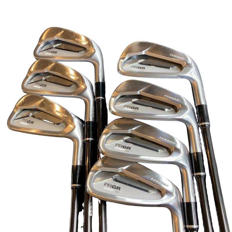 【中古】 労働者階級歯車 PRGR 03 7S アイアン仕掛ける IR Diamana FOR PRGR(2022 IR) (フレックスS) メンズ 成人男性用 右利き 右用 C価値づける ゴルフ野球クラブ