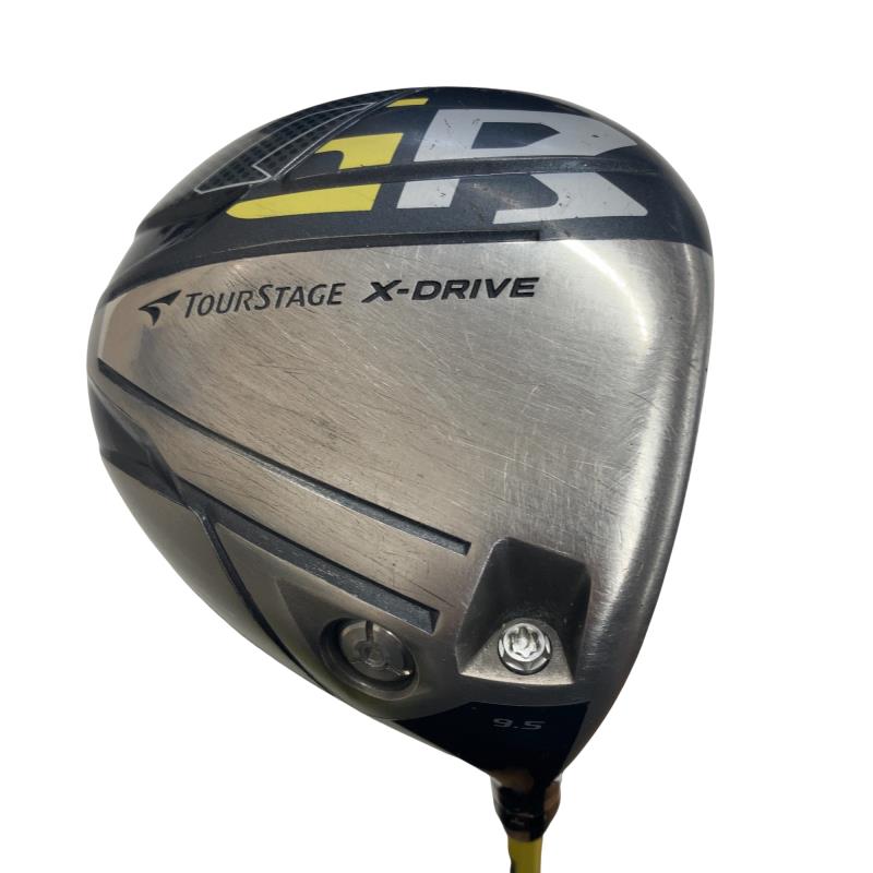 【中古】 ブリヂストン TOURSTAGE X-DRIVE GR(2014)  9.5° １番ウッド DR Tour AD MT-6 (フレックスS) メンズ 成人男性用 右利き 右用 D序列付ける ゴルフ野球クラブ