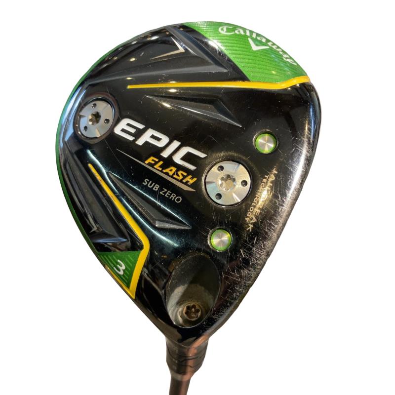 【中古】 キャロウェイ EPIC FLASH SUBZERO 3W フェアウェイウッド FW Tour AD SZ(公明正大通い路) (フレックスSR) メンズ 成人男性用 右利き 右用 C位置づける ゴルフ野球クラブ