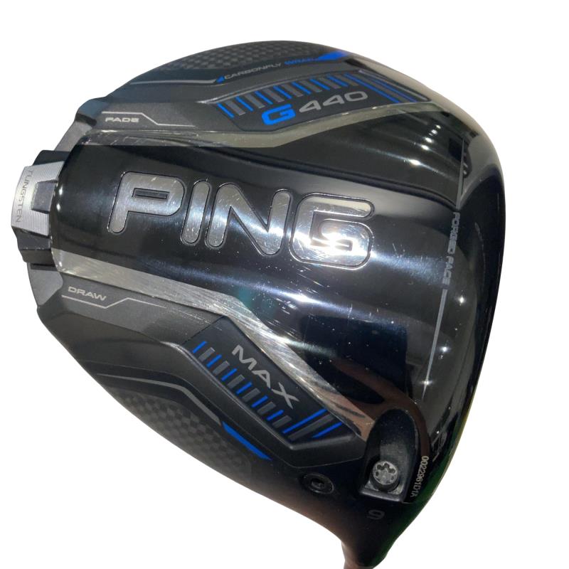 【中古】 ピン G440 MAX  9° １番ウッド DR 完全無欠特注立て坑 (フレックスX) メンズ 成人男性用 右利き 右用 C序列付ける ゴルフ野球クラブ