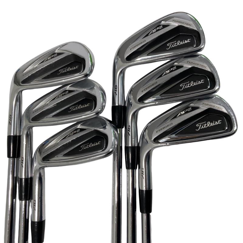 【中古】 タイトリスト Titleist AP2 716 6S レフティ アイアン書き割り IR NS PRO MODUS3 TOUR120 (フレックスS) メンズ 成人男性用 左ぎっちょ レフティ 左用 C序列付ける ゴルフ野球クラブ