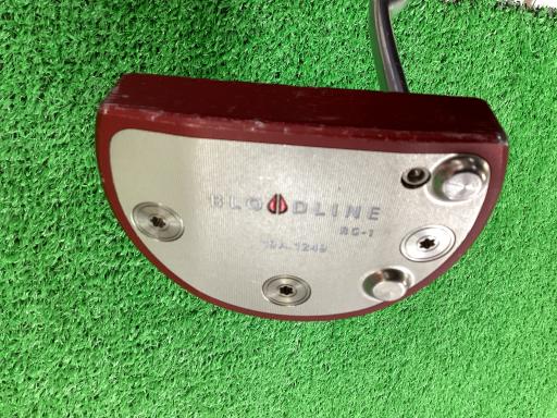 【中古】 BLOODLINE BLOODLINE RG-1(2019) 34in パター PT 目あたらしい炭素 (フレックス余分の物) メンズ 成人男性用 右利き 右用 D位置付ける ゴルフ野球クラブ ゴルフ-メンズクラブ