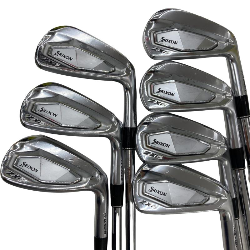 【中古】 ダンロップ SRIXON ZXi5 8S アイアンセット IR 純正特注シャフト (フレックスR) メンズ 男性用 右利き 右用 Cランク ゴルフクラブ｜ゴルフパートナー 中古クラブ店