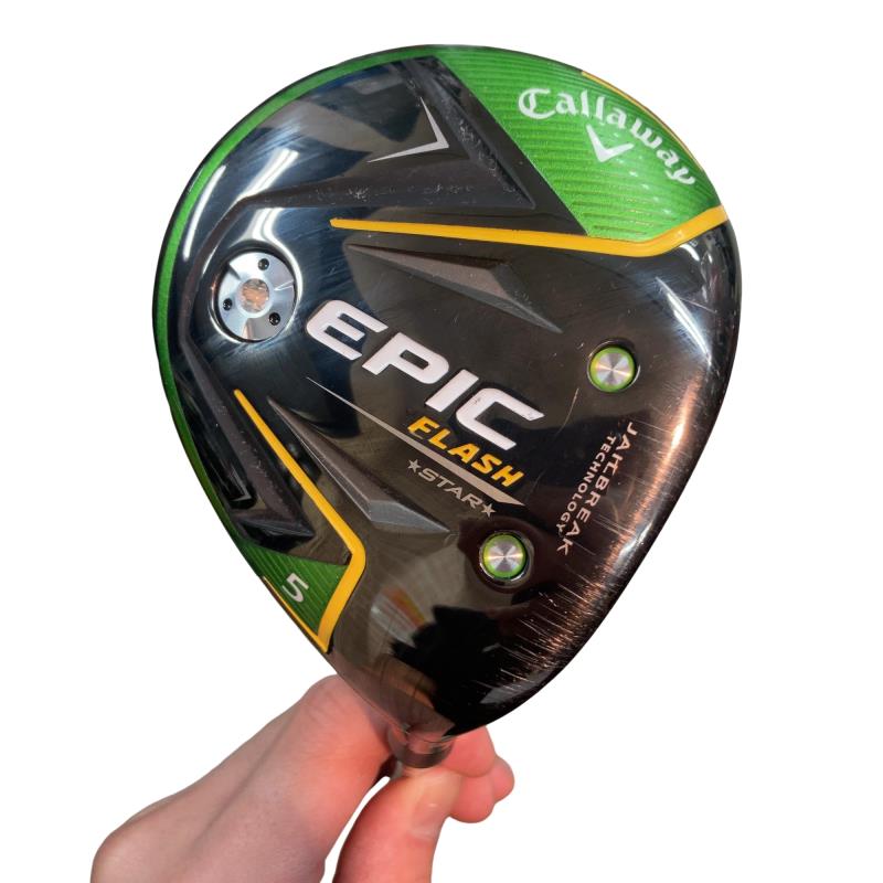 【中古】 キャロウェイ EPIC FLASH STAR 5W フェアウェイウッド FW 純正特注シャフト (フレックスS) メンズ 男性用 右利き 右用 Cランク ゴルフクラブ