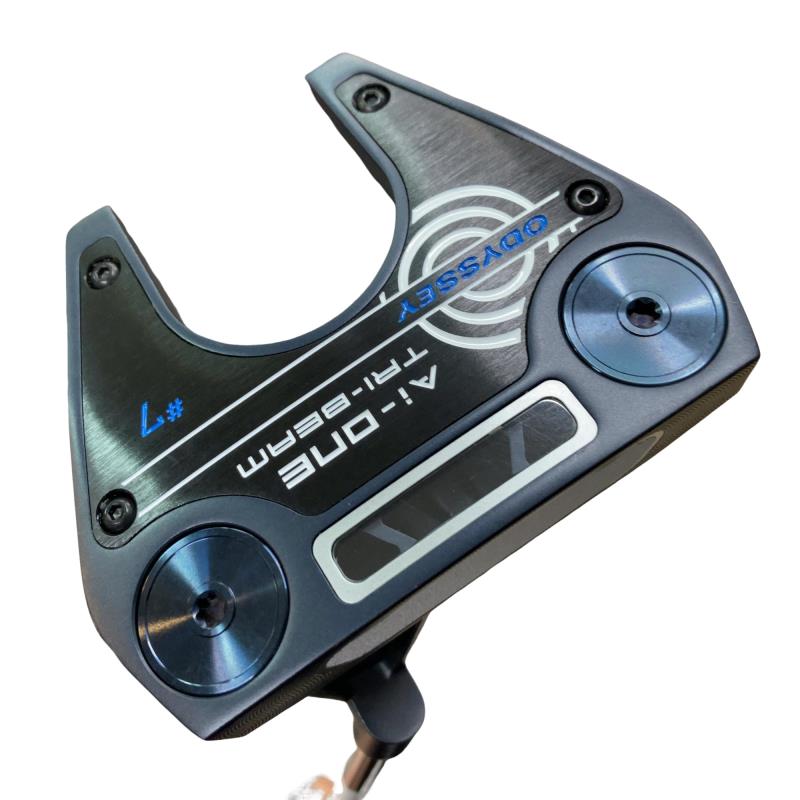 【中古】 オデッセイ Ai-ONE TRI-BEAM #7(カスタム) パター PT 完全無欠特注立て坑 (フレックス余分の物) メンズ 成人男性用 右利き 右用 C序列付ける ゴルフ野球クラブ