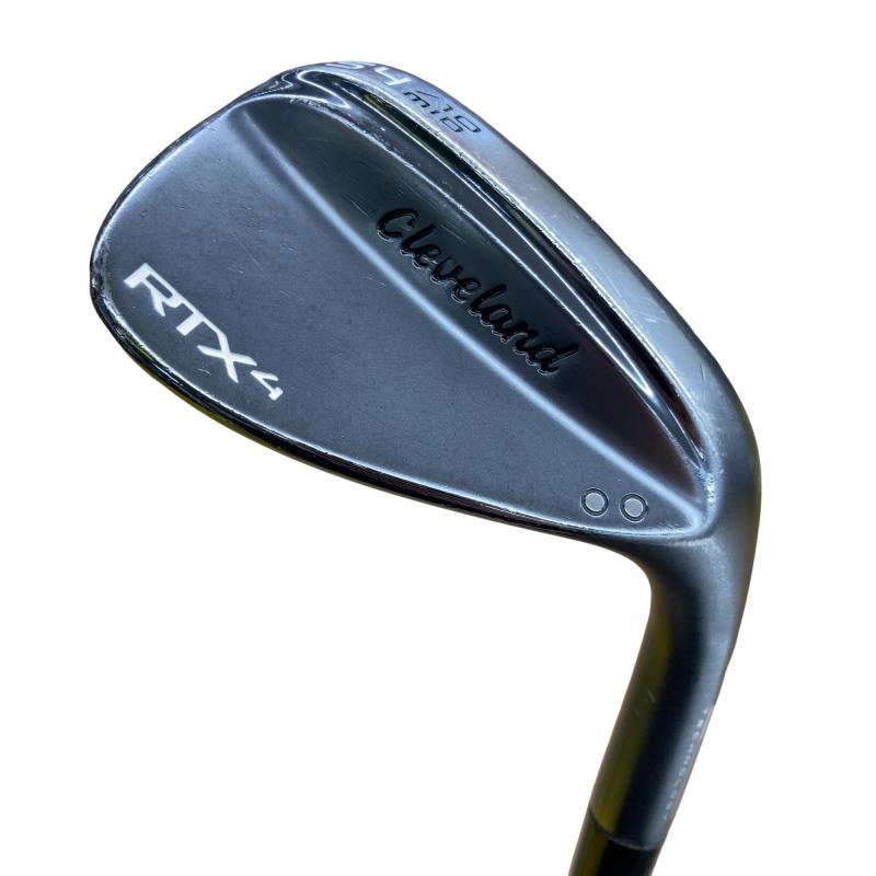 【中古】 クリーブランド Cleveland RTX-4 ブラックサテン 54°/10° MID ウェッジ WG Dynamic Gold (フレックスS) メンズ 男性用 右利き 右用 Cランク ゴルフクラブ