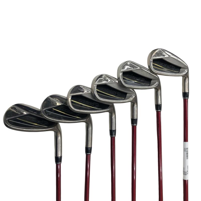 【中古】 プロギア RED チタンフェース(2016) 7S アイアンセット IR RED(2016 アイアン) (フレックスSR) メンズ 男性用 右利き 右用 Dランク ゴルフクラブ｜ゴルフパートナー 中古クラブ店