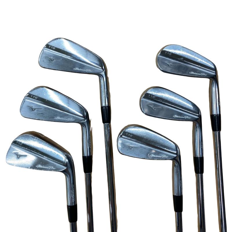 【中古】 ミズノ Mizuno Pro 118 6S アイアン書き割り IR 完全無欠特注立て坑 (フレックスR) メンズ 成人男性用 右利き 右用 C序列付ける ゴルフ野球クラブ
