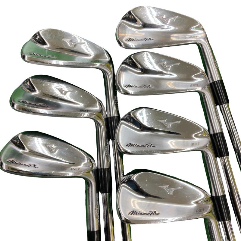 【中古】 ミズノ Mizuno Pro 221 8S アイアン仕掛ける IR 完全無欠特注立て坑 (フレックスX) メンズ 成人男性用 右利き 右用 C価値づける ゴルフ野球クラブ