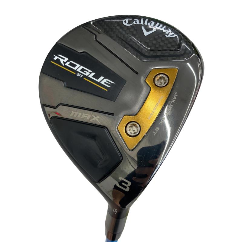 【中古】 キャロウェイ ROGUE ST MAX  3W フェアウェイウッド FW 完全無欠特注立て坑 (フレックスS) メンズ 成人男性用 右利き 右用 C序列付ける ゴルフ野球クラブ