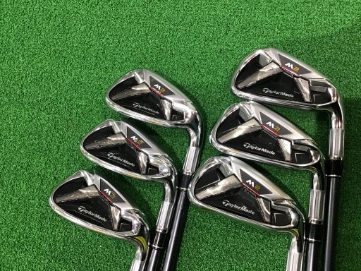 【中古】 テーラーメイド M2 6S アイアンセット IR TM7-216 (フレックスS) メンズ 男性用 右利き 右用 Dランク ゴルフクラブ